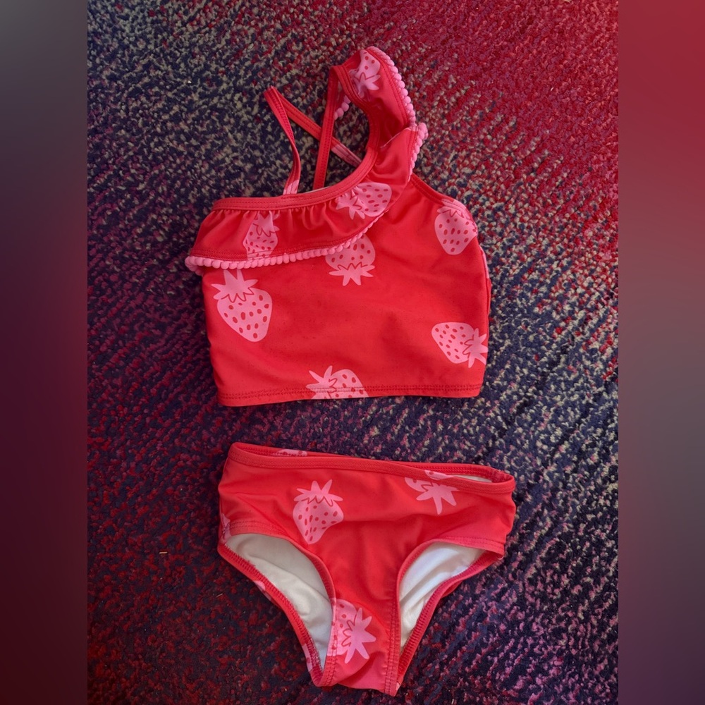 Cat and Jack strawberry bikini